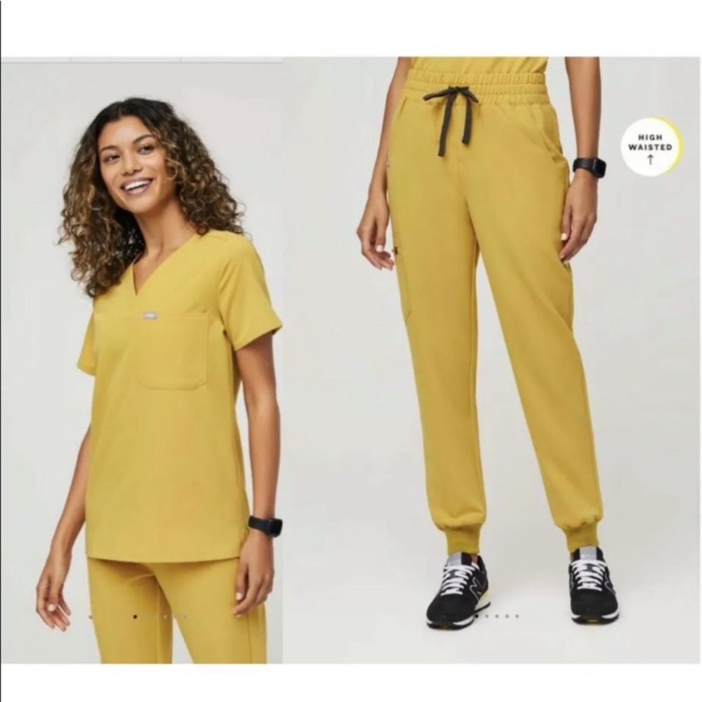 Figs limited addition gold scrub set